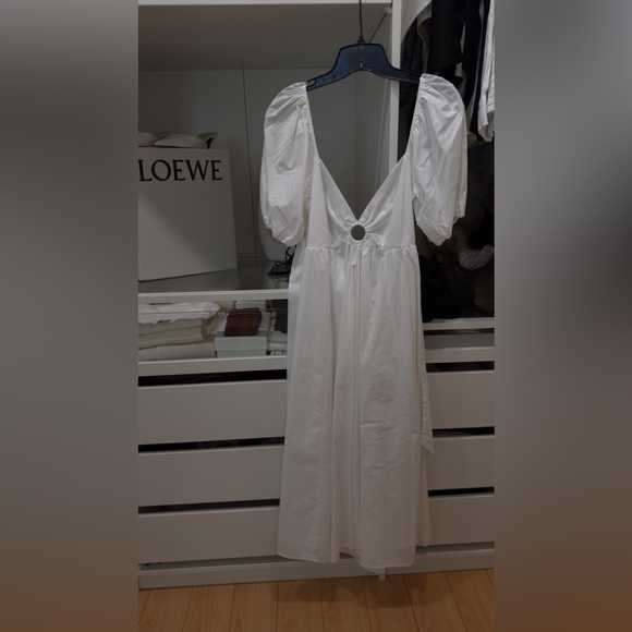 White Petite Dress - Picture 2 of 6